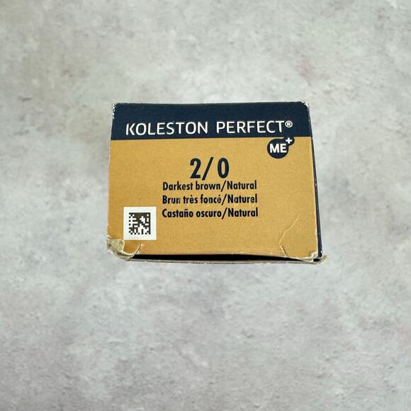 Wella Koleston Perfect ME+Permanent Hair Color 2/0 Darkest Brown 2 oz (b) - Picture 4 of 7